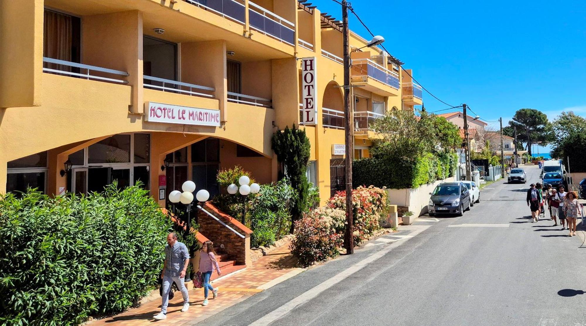 Hotel Le Maritime Argeles-sur-Mer Bagian luar foto